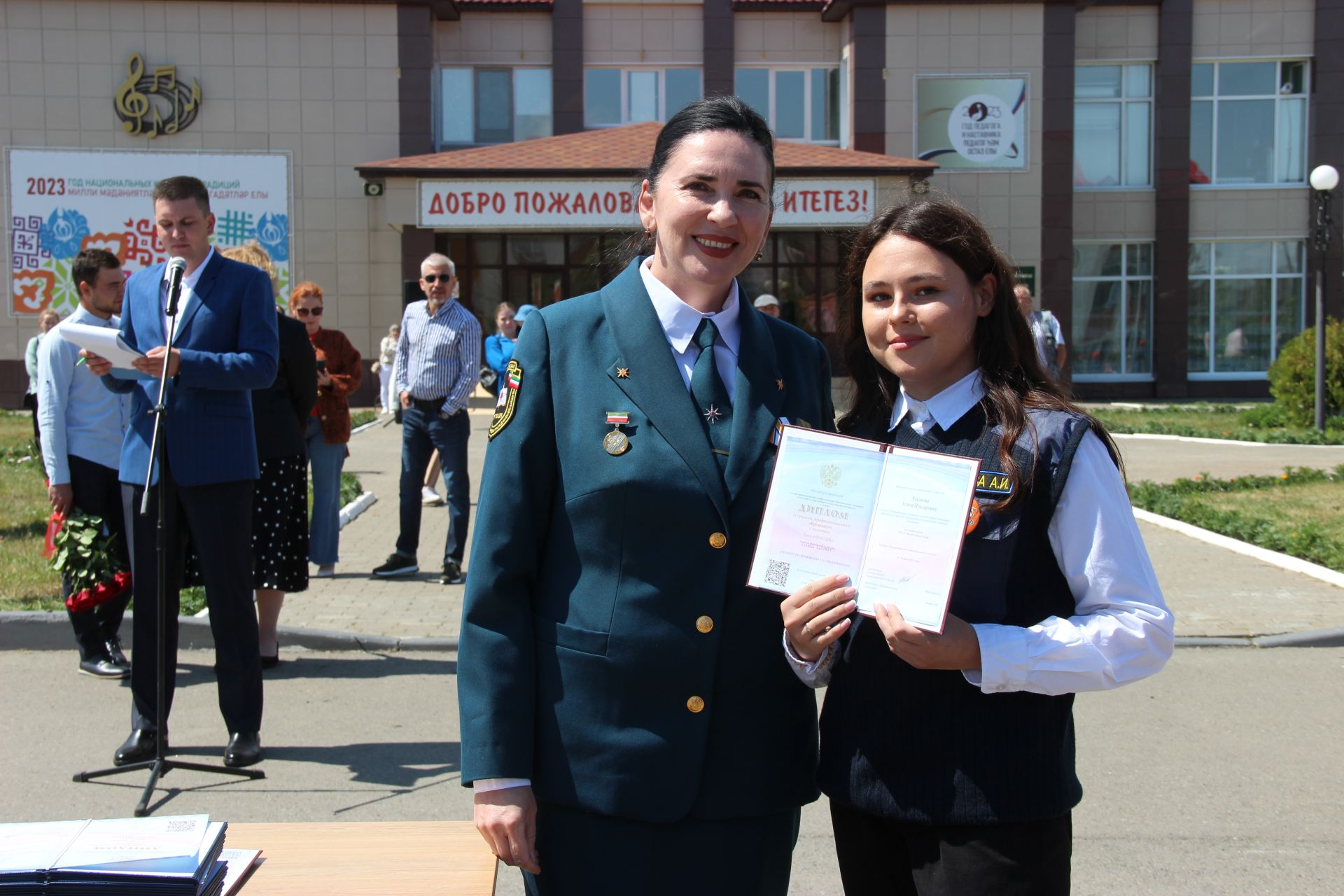 В Тетюшском государственном колледже гражданской защиты прошло торжественное вручение дипломов