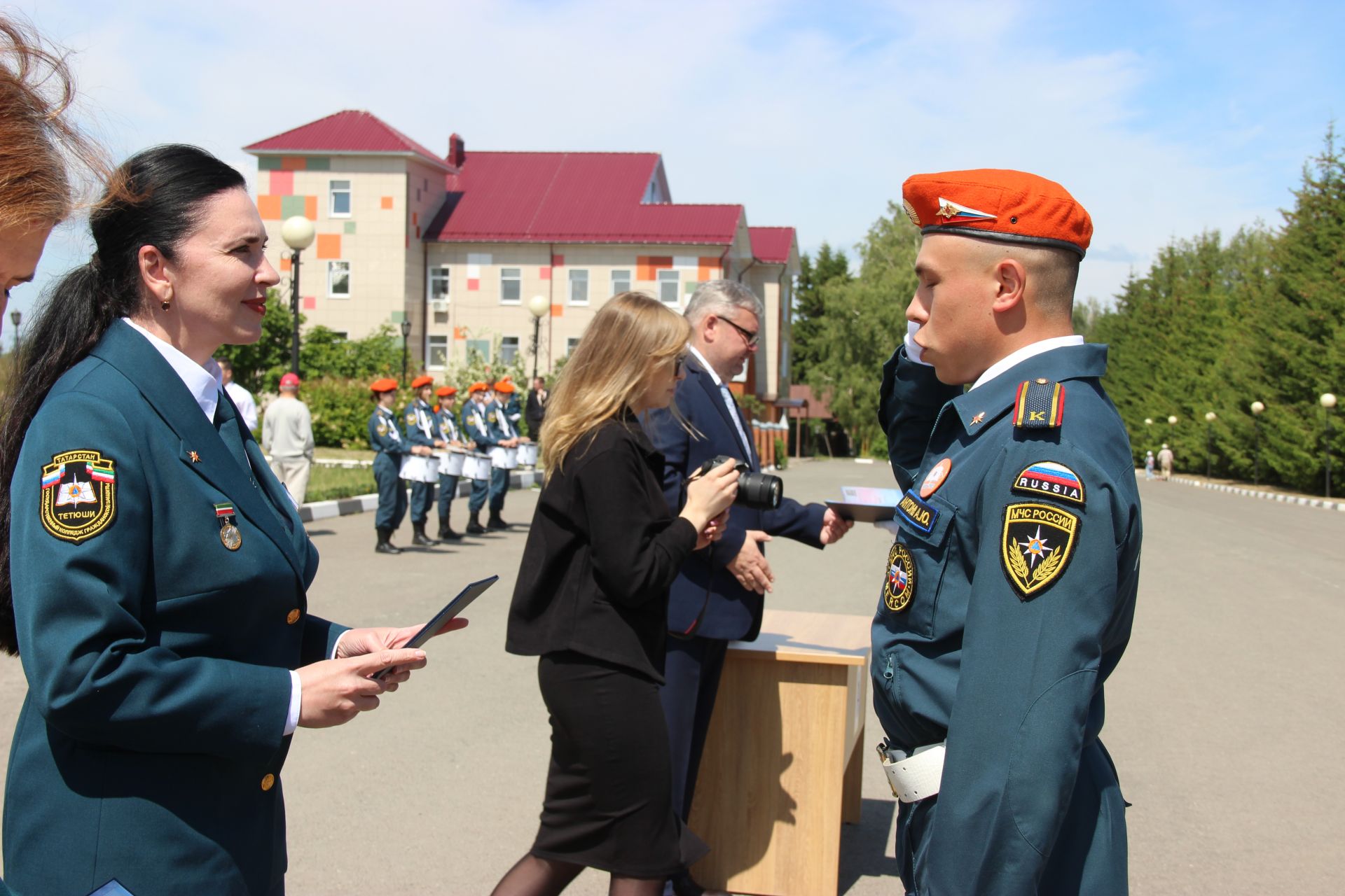 В Тетюшском государственном колледже гражданской защиты прошло торжественное вручение дипломов