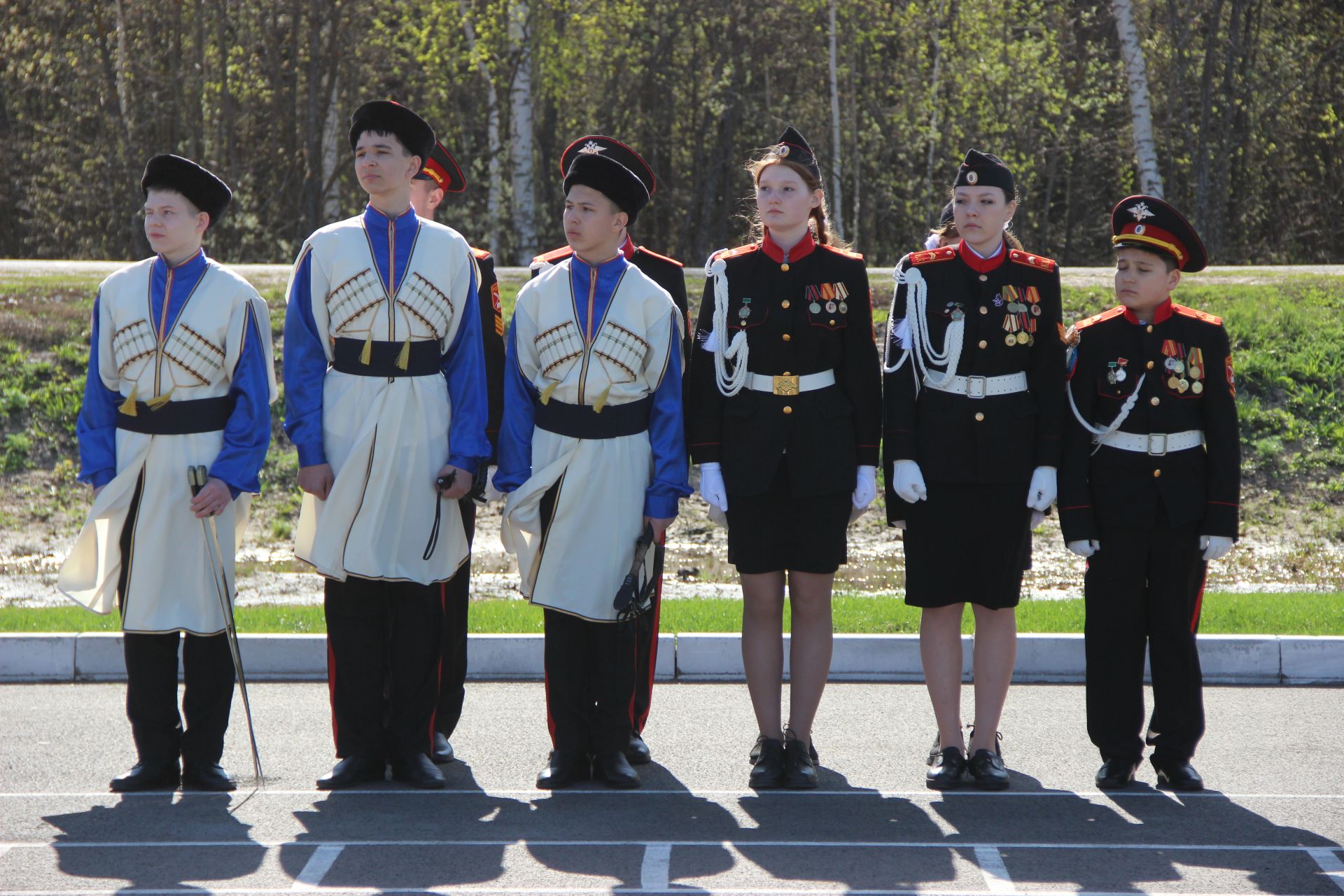 В Тетюши приехали кадеты из Ханты-Мансийского автономного округа
