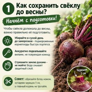 Как сохранить свёклу до весны: проверенные способы