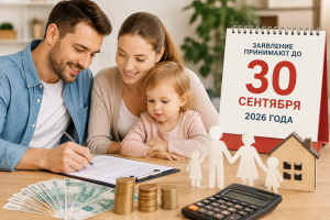 Родители могут получить новую семейную выплату — заявление принимают до 30 сентября 2026 года