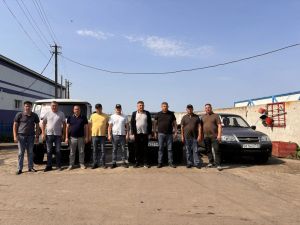 Автомобили отправились в боевые подразделения