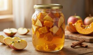 Готовим варенье из яблок и тыквы