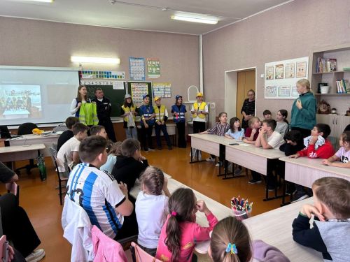 В Тетюшах в пришкольном лагере «Светофорик» прошло мероприятие по БДД