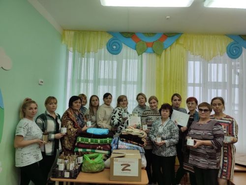 Коллектив детского сада «Колосок» присоединился к акции «Коробка добра»