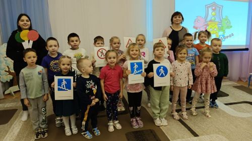 С тетюшскими детсадовцами провели мероприятие на знание ПДД