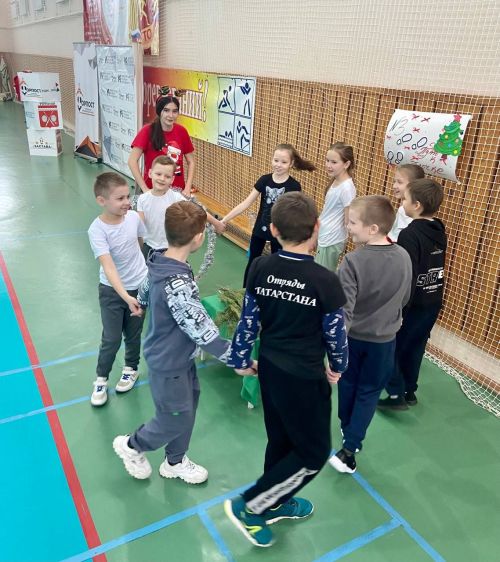 В Тетюшах провели квест-игру «Новогодние старты»