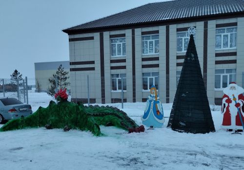 Названа лучшая снежная фигура в Тетюшском районе