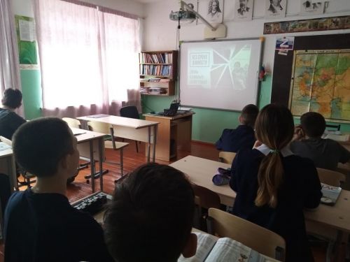 В сельской школе прошел урок «Без срока давности»
