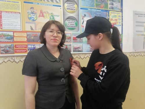 В Тетюшах, в Алабердино и Бакрчах провели акцию «Георгиевская ленточка»