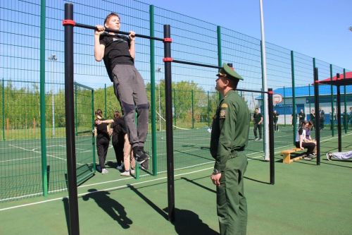 В Тетюшах соревнуются зарничники