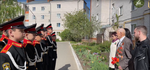 В Тетюшах с Днем Победы поздравили ветерана Великой Отечественной войны Ивана Авдонина