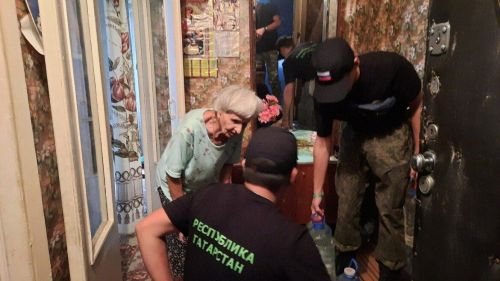 Форпостовцы Татарстана в качестве волонтеров помогали жителям Лисичанска