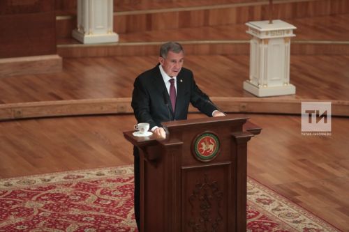 Сегодня Раис Татарстана обратится с ежегодным посланием Госсовету республики