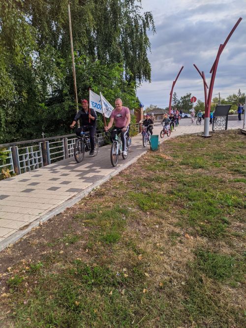 Юные детсадовцы участвовали в велопробеге