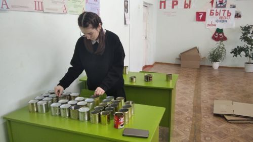 В Большешемякинской школе сделали заготовки для окопных свечей