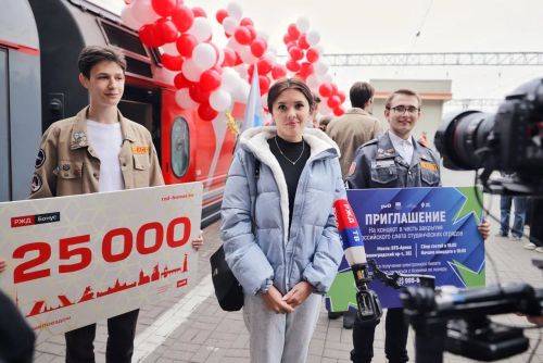 Проводники Российских студотрядов в 2024 году перевезли 10 миллионов пассажиров