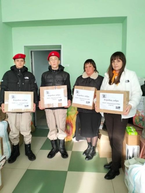 В Нармонской школе прошла акция «Коробка добра»
