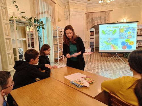 В Детской библиотеке Тетюш прошло мероприятие «Права человека глазами детей»