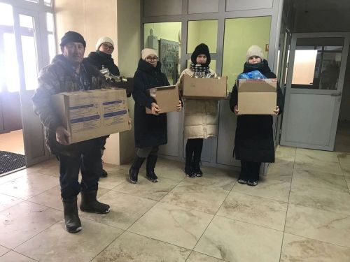 Большетарханцы поддержали акцию «Коробка добра»