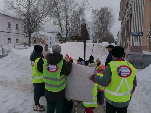 Накануне в Тетюшах провели  акцию «Пешеходный переход»