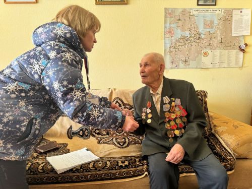 Участник Великой Отечественной войны Иван Авдонин проголосовал на выборах Президента РФ