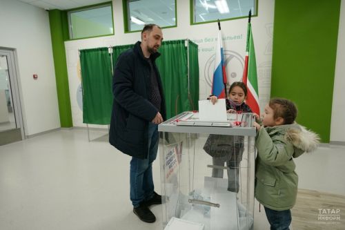 К 15.00 второго дня голосования на выборах Президента РФ в Татарстане проголосовали 54,5% жителей