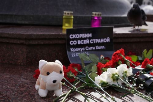 В столице Татарстана организован мемориал жертвам теракта в «Крокус Сити Холле»