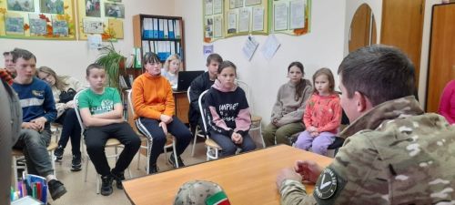Тетюшане встретились с участником СВО, прибывшим в краткосрочный отпуск