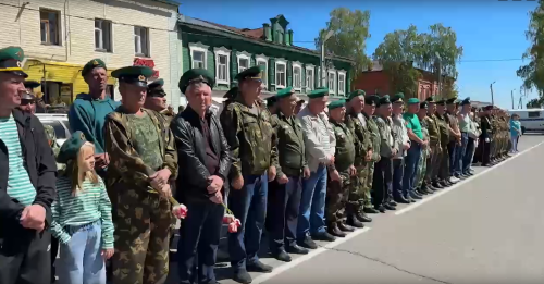 В Тетюшах состоялся митинг ко Дню пограничника