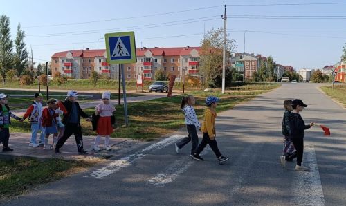 В Тетюшах в детском саду «Сказка» прошел единый день дорожной безопасности