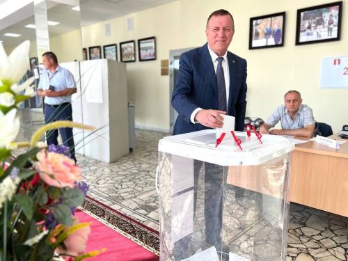 Глава Тетюшского района проголосовал на выборах в Госсовет РТ