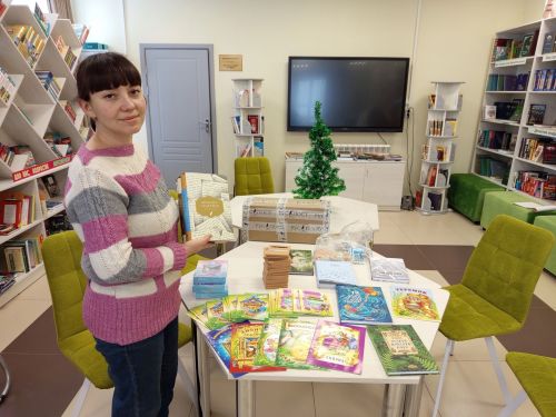 Кляшевская библиотека пополнилась новыми книгами