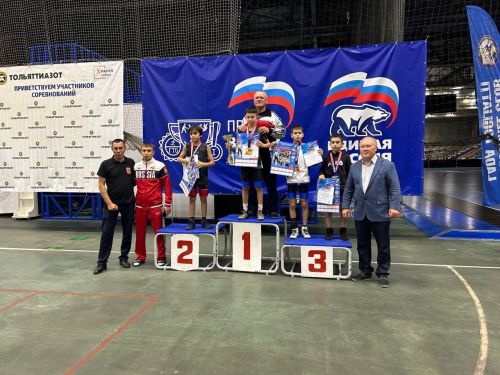 Юные борцы из Тетюшского района одержали победу
