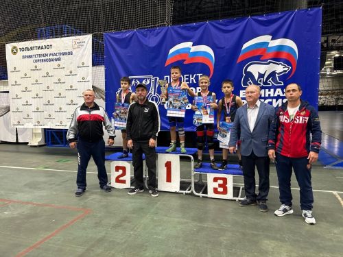Юные борцы из Тетюшского района одержали победу