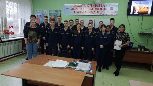В Тетюшах прошёл урок мужества «Белые журавли памяти»