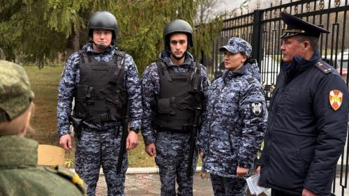 Тетюшские кадеты знакомятся с жизнью Росгвардии