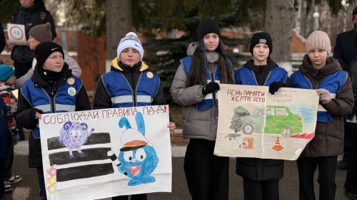 В Тетюшах почтили память жертв ДТП массовой акцией!