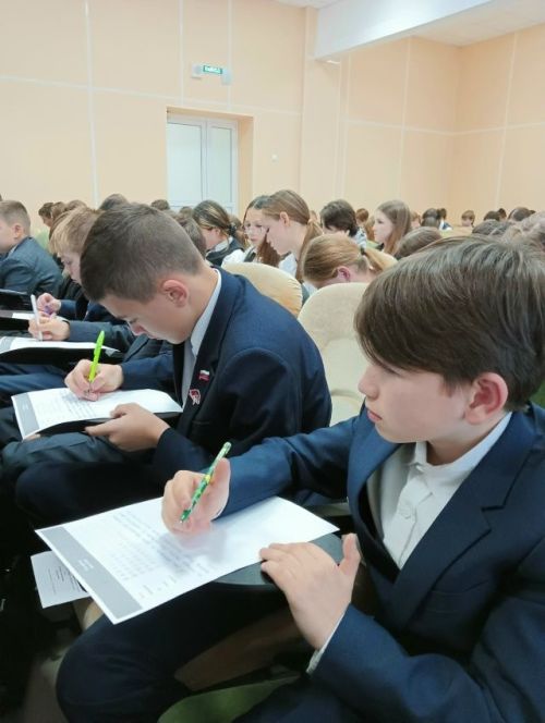 Жители Тетюшского района написали диктант на татарском языке