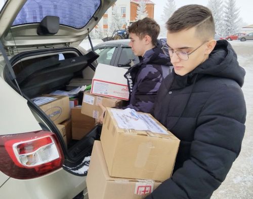 Тетюшские школьники участвовали в акции «Коробка добра»