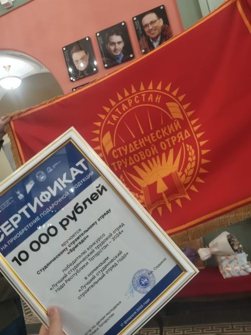 Отряд «Бригада» Тетюшского колледжа признан лучшим студотрядом года