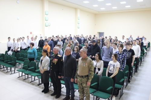 В Тетюшском техникуме прошло мероприятие ко Дню Защитника Отечества