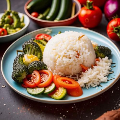 Рецепт постного блюда: Рис с овощами