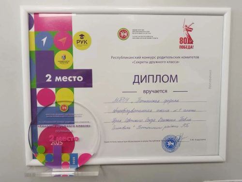 Родительский комитет Тетюшской школы вышел в финал конкурса