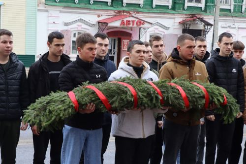 В Тетюшах прошла торжественная церемония проводов в армию