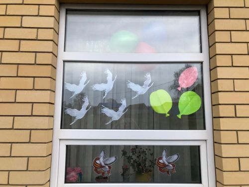 Чинчуринцы поддержали патриотическую акцию «Окна Победы»