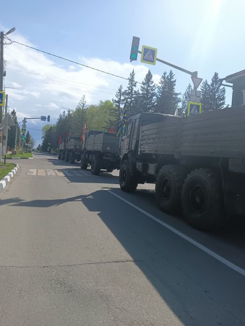 Автопробег в Тетюшах к 80-летию Победы