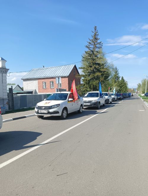 Автопробег в Тетюшах к 80-летию Победы