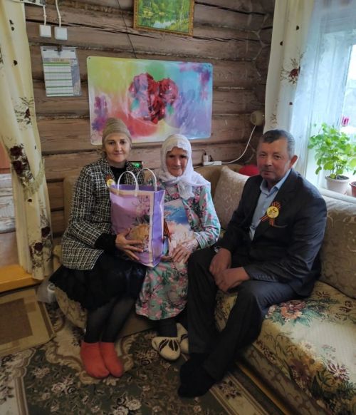 Три труженицы тыла — героини празднования 80-летия Победы в Большетурминском поселении