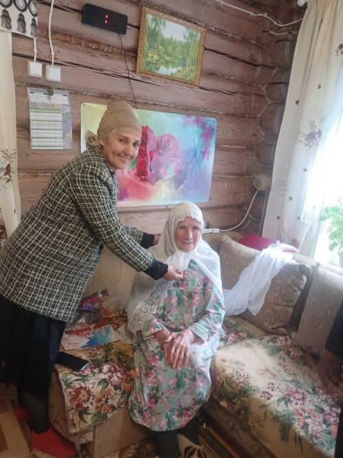 Три труженицы тыла — героини празднования 80-летия Победы в Большетурминском поселении